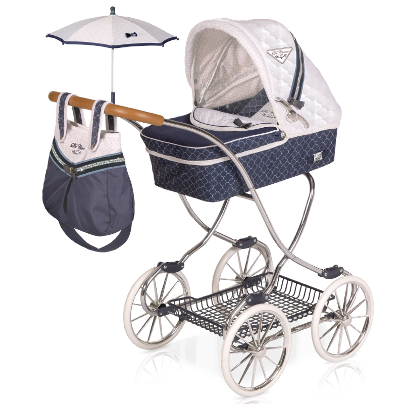 De Curves - Dolls Pram with Umbrella