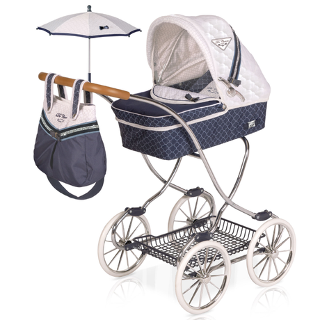 De Curves - Dolls Pram with Umbrella