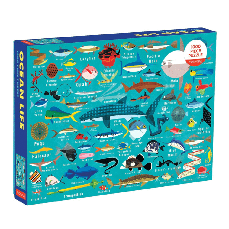 Mudpuppy 1000PC Puzzle - Ocean Life