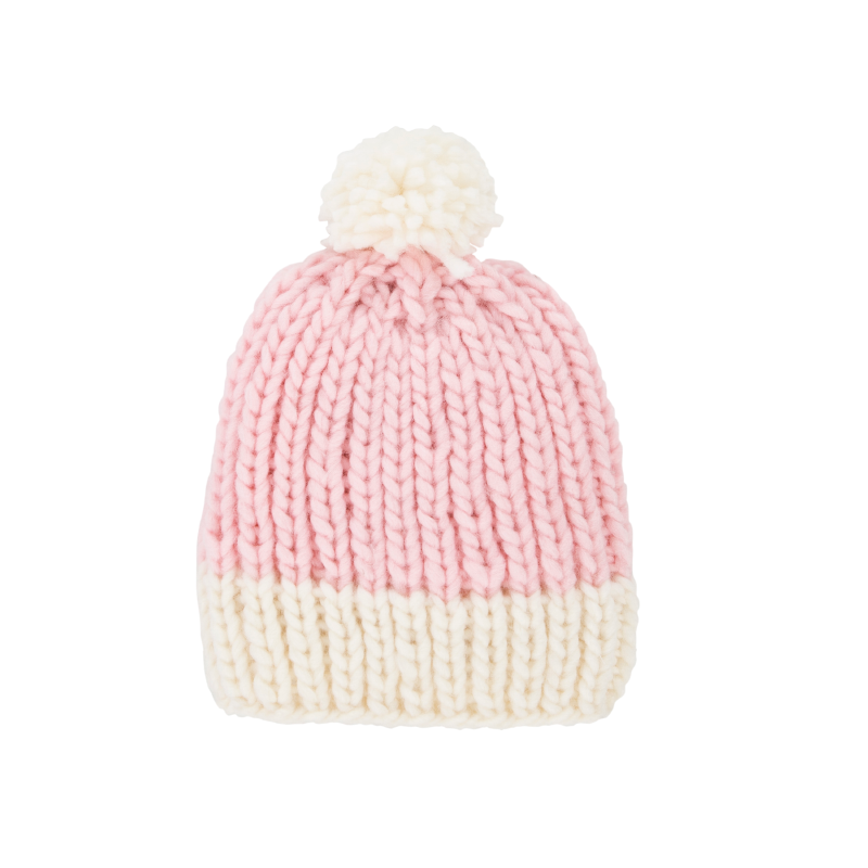 Acorn Traveller Chunky Beanie - Pink