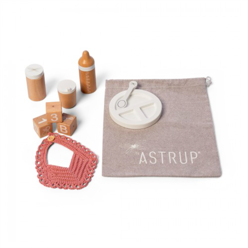 Astrup Wooden Doll Feeding Set