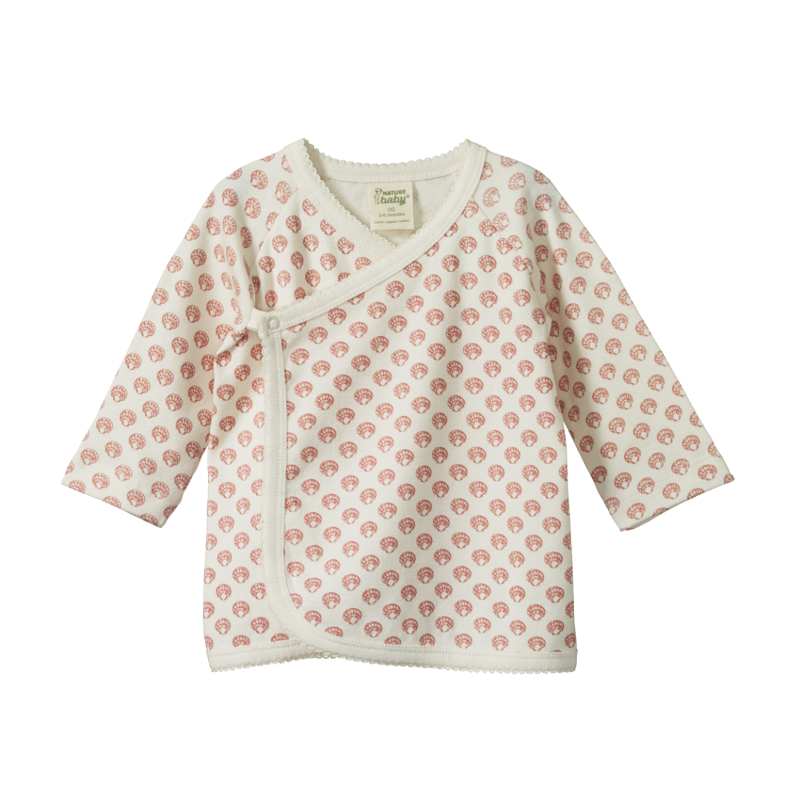 Nature Baby Kimono Jacket - Scallop Shell Print