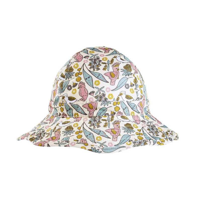 Acorn Infant Hat - Australiana Floral