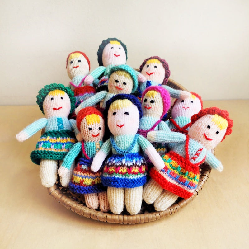 Hand Knitted Doll - Assorted