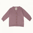 Nature Baby Light Cotton Cardi - Woodrose Pointelle