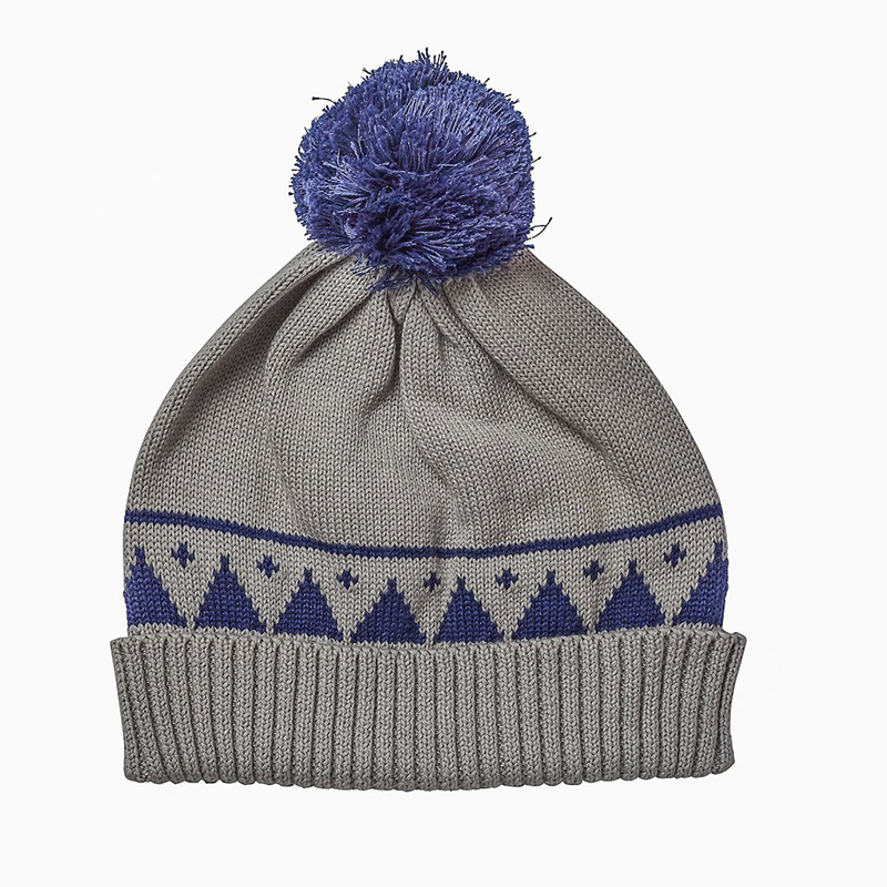 Acorn Forest Beanie - Light Grey