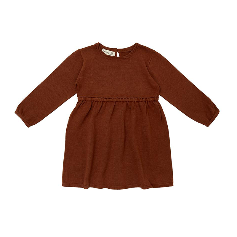Miann And Co Knit Dress - Rust