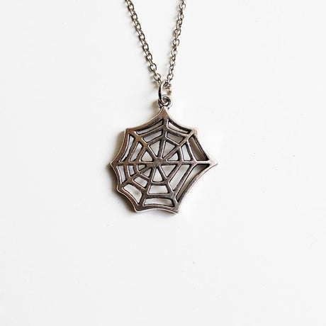 Shorties Bling Necklace - Spider Web