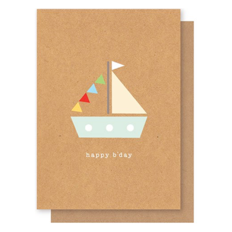 Elly Oak - Happy Birthday - Little Sailboat