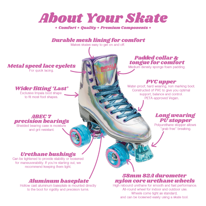 Impala Quad Skate - Leopard