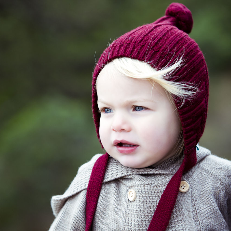 Acorn Fawne Beanie - Plum