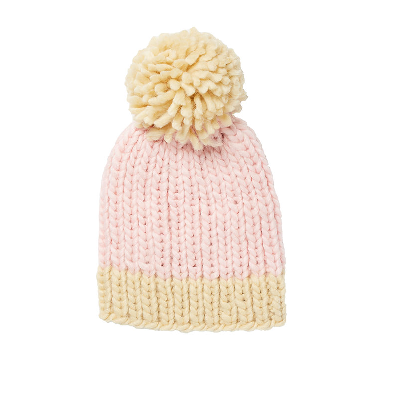 Acorn Traveller Chunky Beanie - Pink