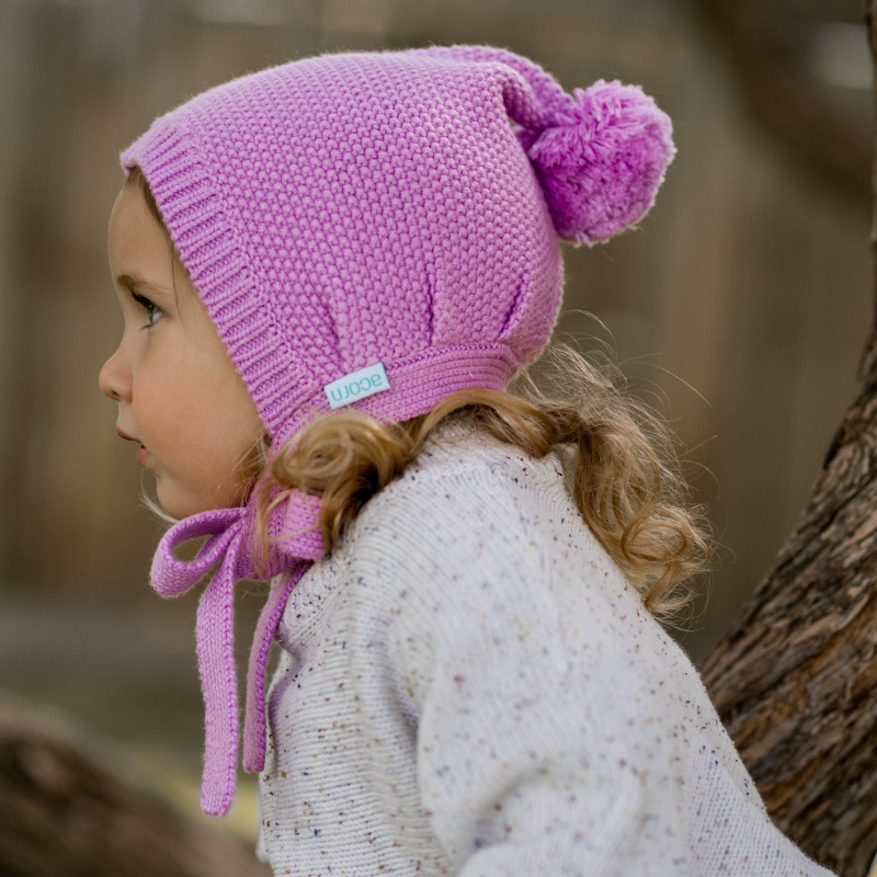 Acorn Elfin Beanie - Lilac