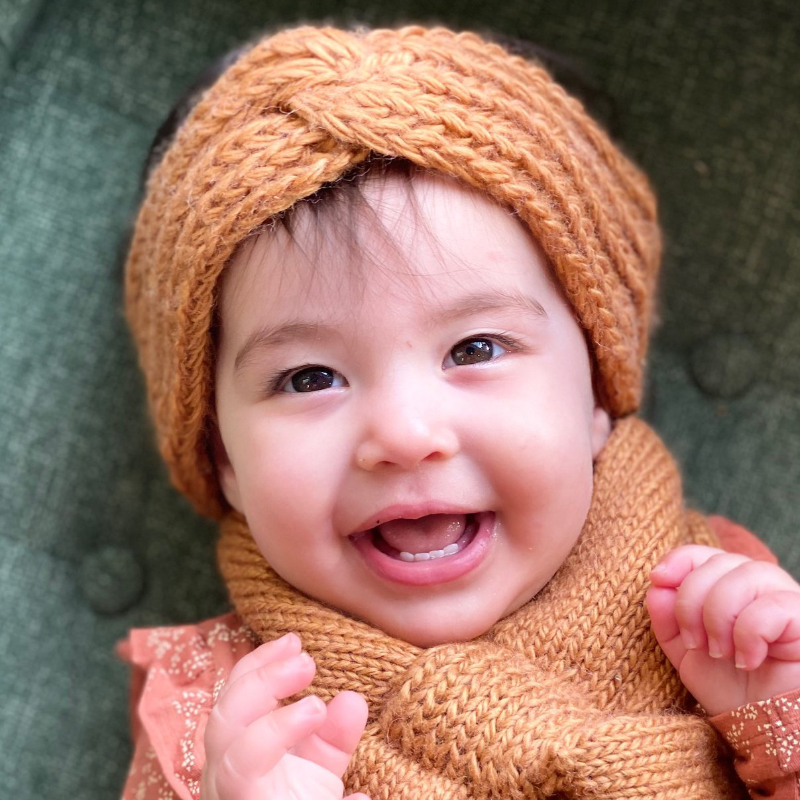 Acorn Juniper Headwrap - Caramel