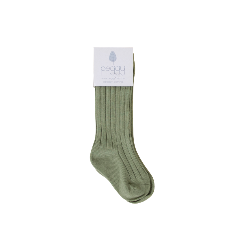 Peggy Tedi Knee High Socks - Nile