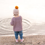 Acorn Oslo Merino Ribbed Beanie - Cream/Mustard