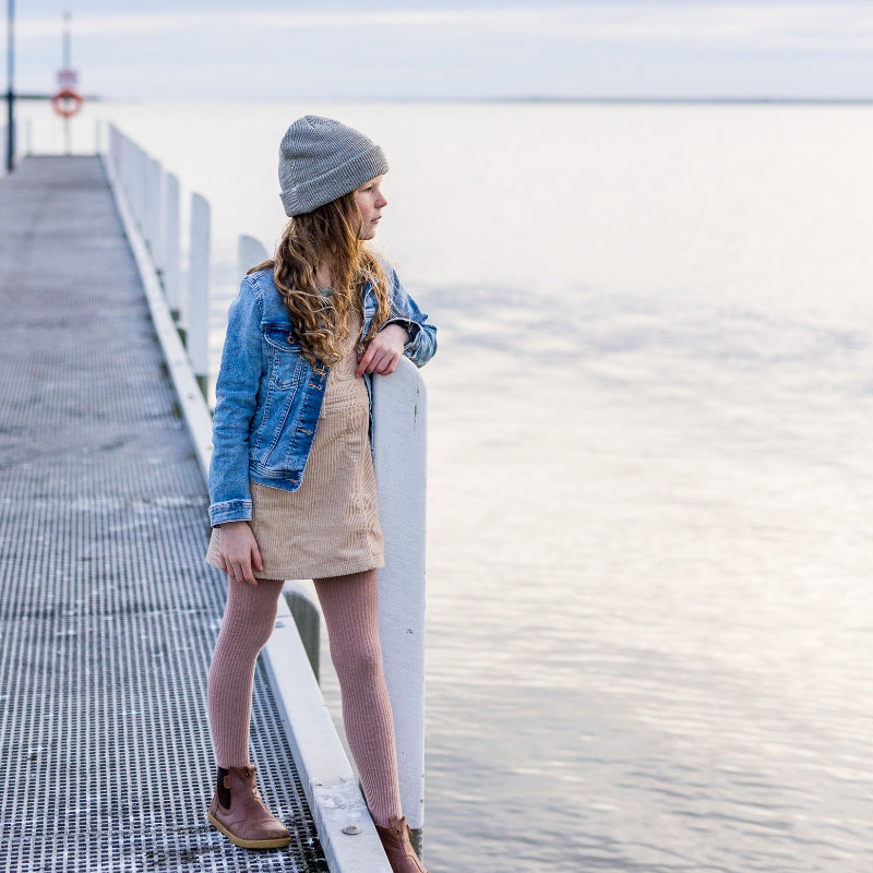 Acorn Hipster Merino Beanie - Grey