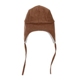 Acorn Aviator Cord Beanie - Chestnut