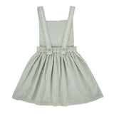 Peggy Cassia Pinafore - Nile Green
