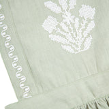 Peggy Cassia Pinafore - Nile Green