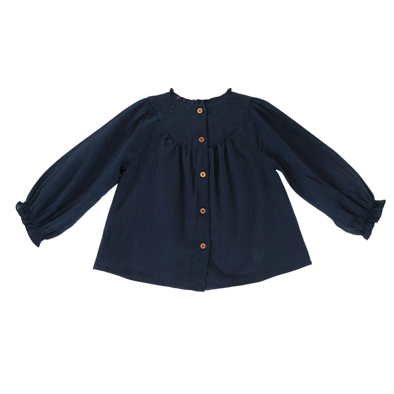 Peggy Lallo Shirt - Blueberry