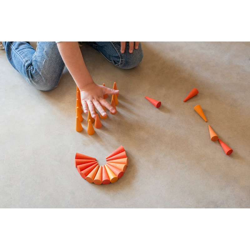 Grapat Mandala Orange Cone