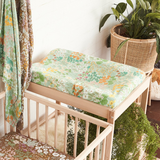 Banabae Fitted Bassinet Sheet/Change Mat - Mint Meadow