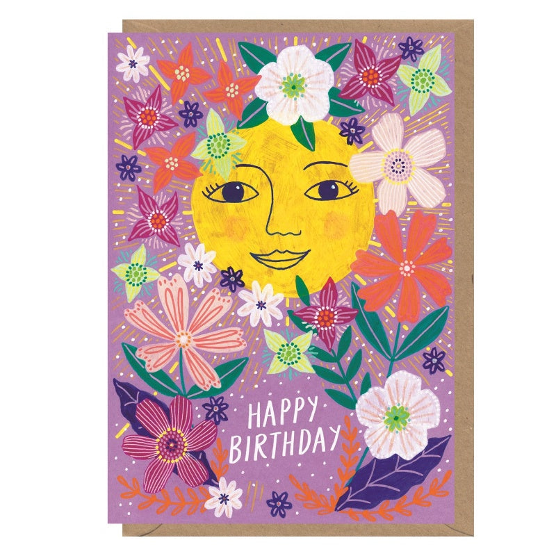 Happy Birthday Beautiful Sun Bonbi Forest Card
