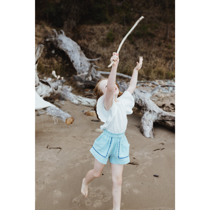 Peggy Belle Tee - White