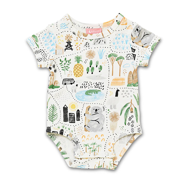 Halcyon Nights SS Bodysuit - Big Adventures