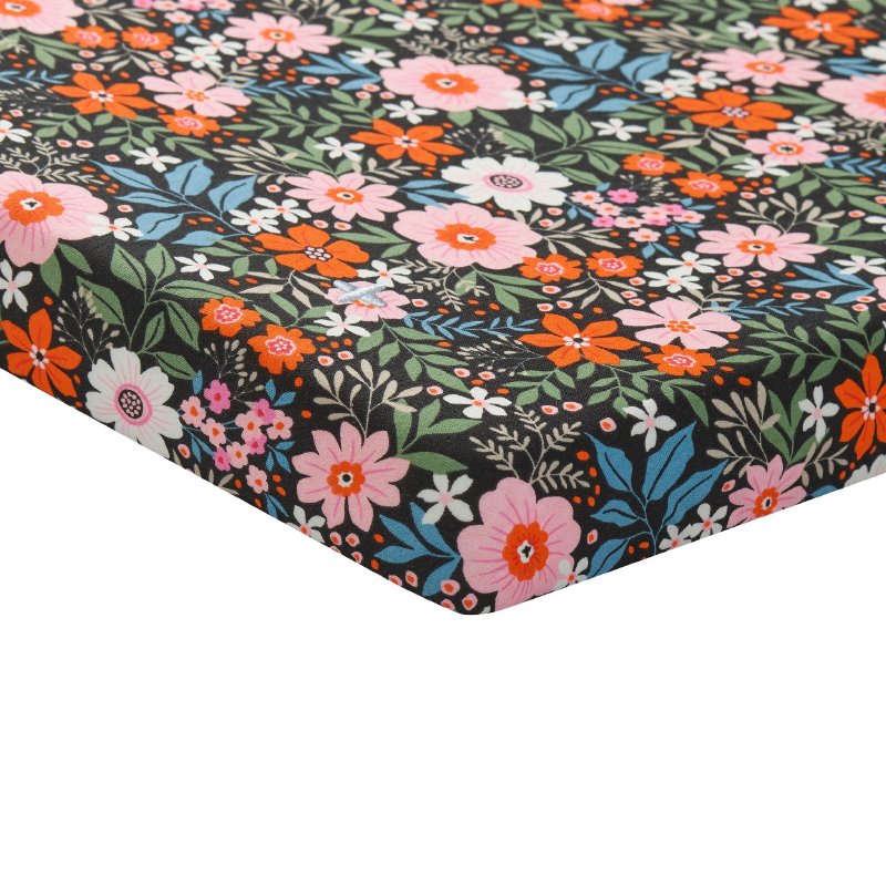 Goldie & Ace Fitted Bassinette Sheet - Bloom