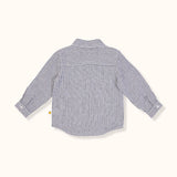 Goldie & Ace Bondi Linen Shirt - Navy Stripe