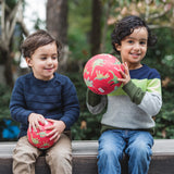Playground Ball 5 Inch - Dinosaurs Red