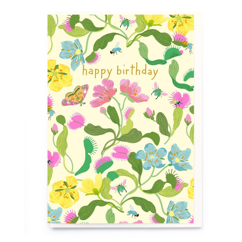 Birthday Card - Venus Fly Trap