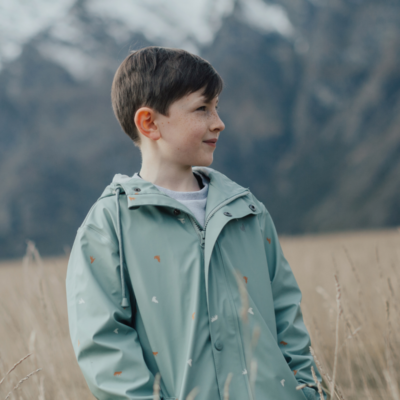 Crywolf raincoat top