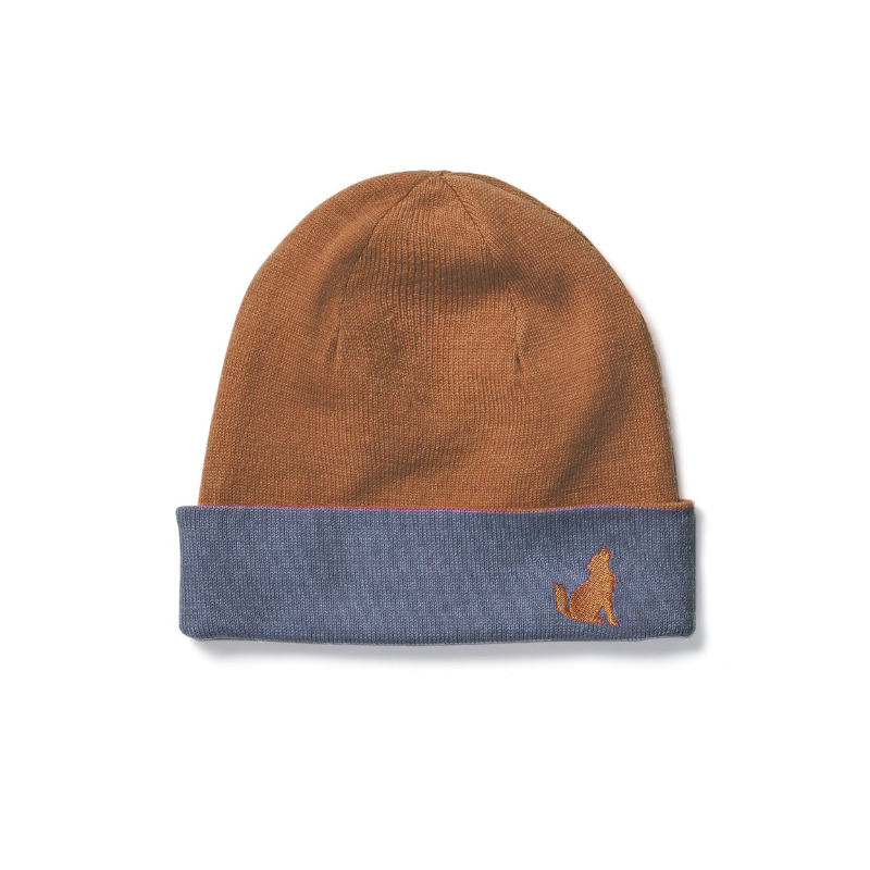 Crywolf Reversible Beanie - Indigo/Rust