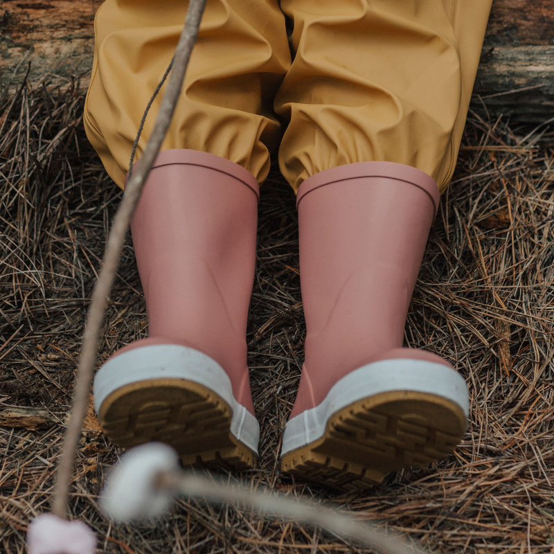 Crywolf Play Rain Boots - Dusty Rose