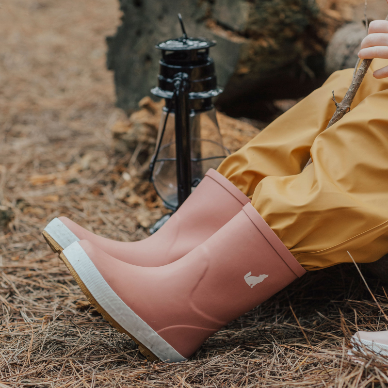 Crywolf Play Rain Boots - Dusty Rose