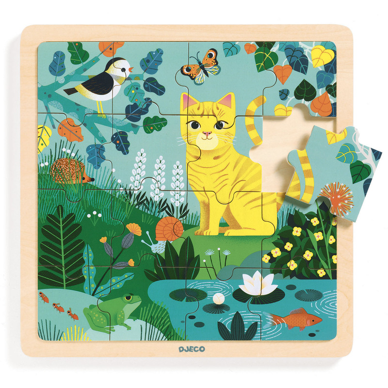 Djeco Lily Puzzlo Wooden 16PC Puzzle
