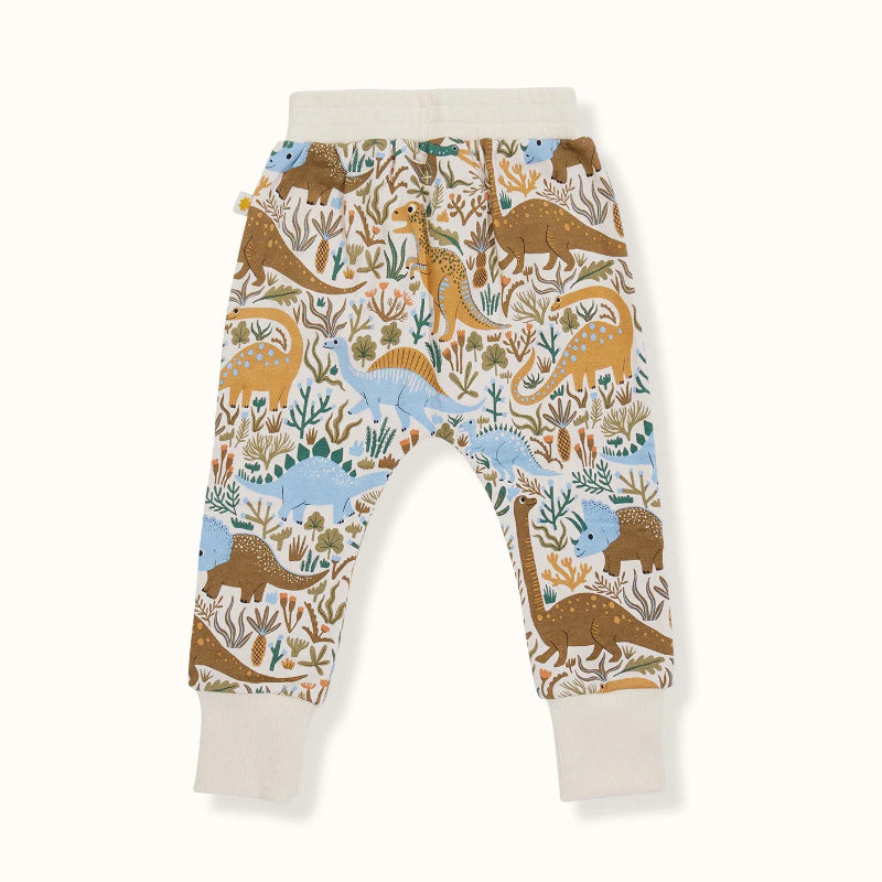 Goldie And Ace Terry Sweatpants - Dino Roar Blue
