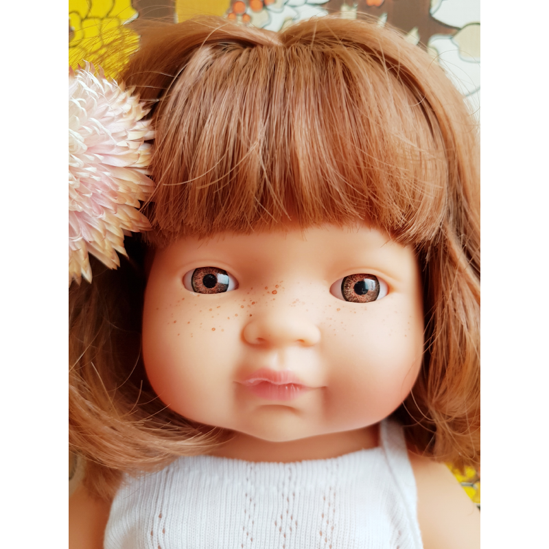 Miniland Doll - Large Caucasian Red Head Girl