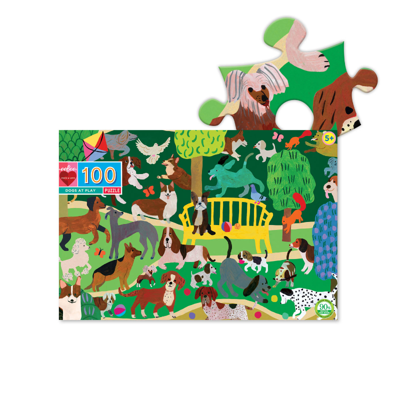 Eeboo 100PC Puzzle - Dogs At Play