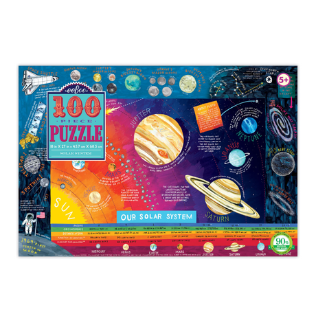 Eeboo 100PC Puzzle - Solar System