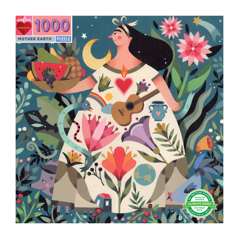 Eeboo 1000PC Puzzle - Mother Earth