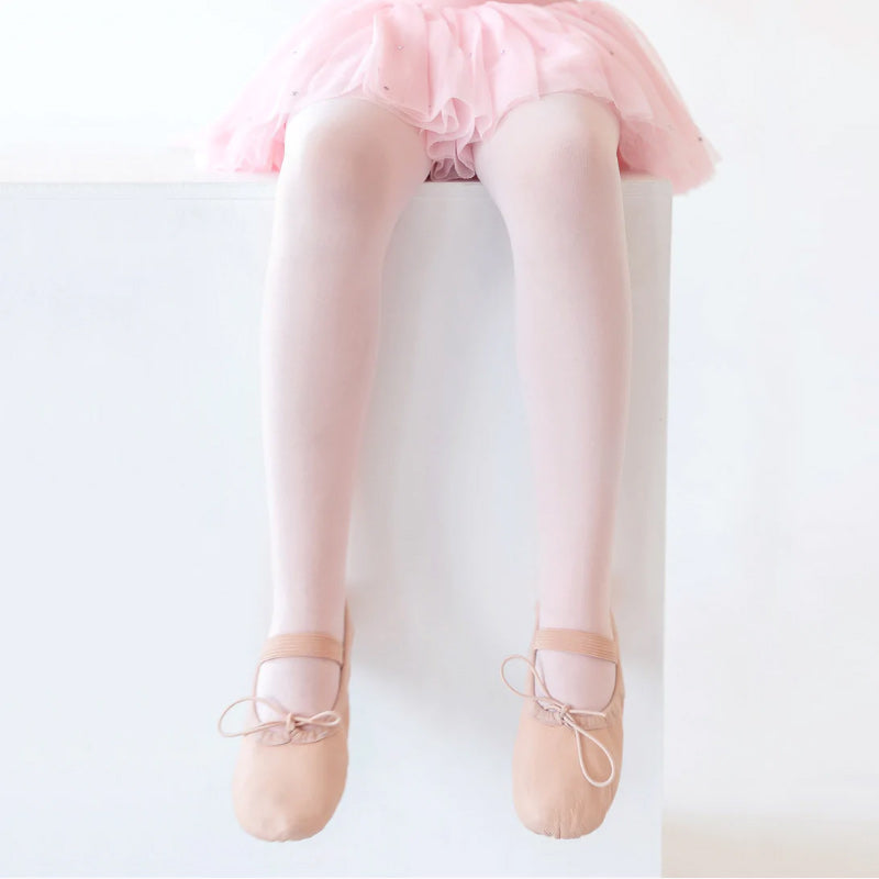 Flo Dancewear Footed Ballet Tights - Pink