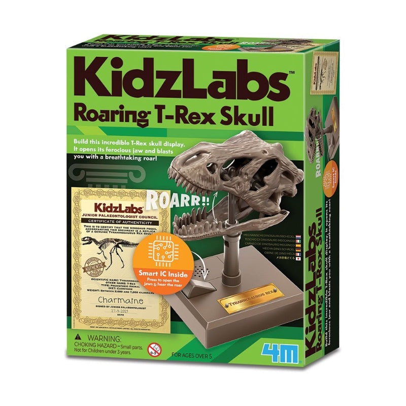 4M Kidzlabs - Roaring T-Rex Skull
