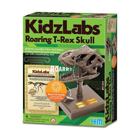 4M Kidzlabs - Roaring T-Rex Skull