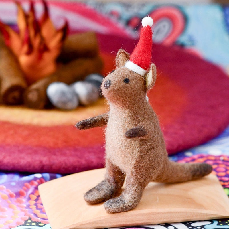 Felt Christmas Ornament - Kangaroo