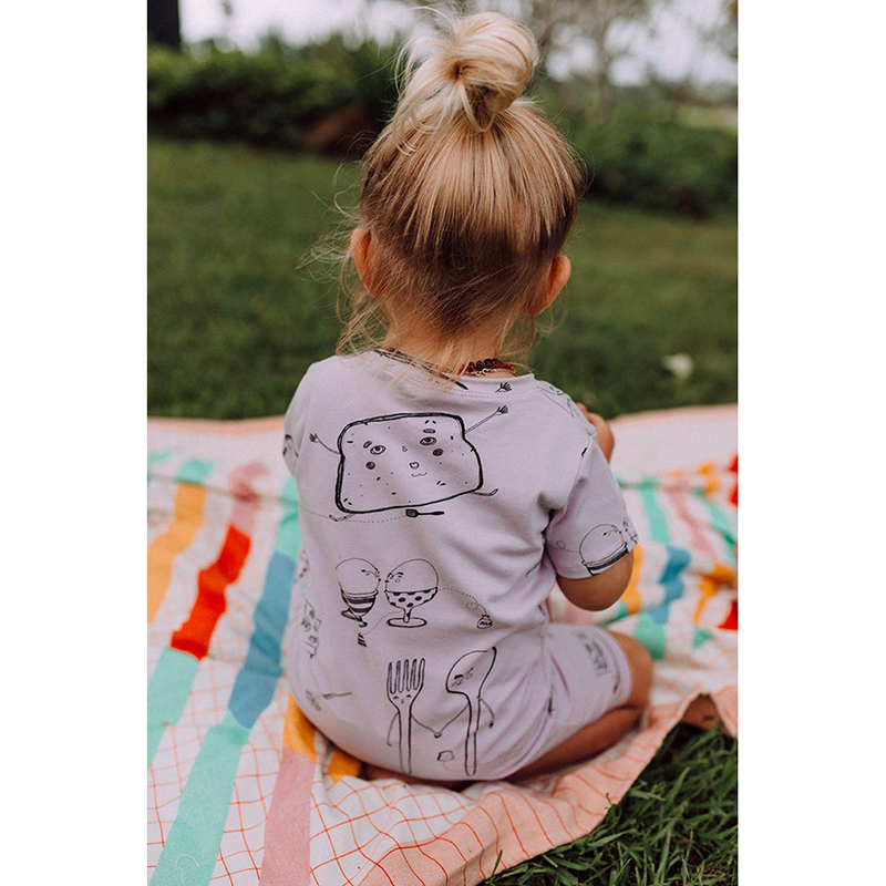 G.Nancy Shorties PJ - Lilac Breakfast