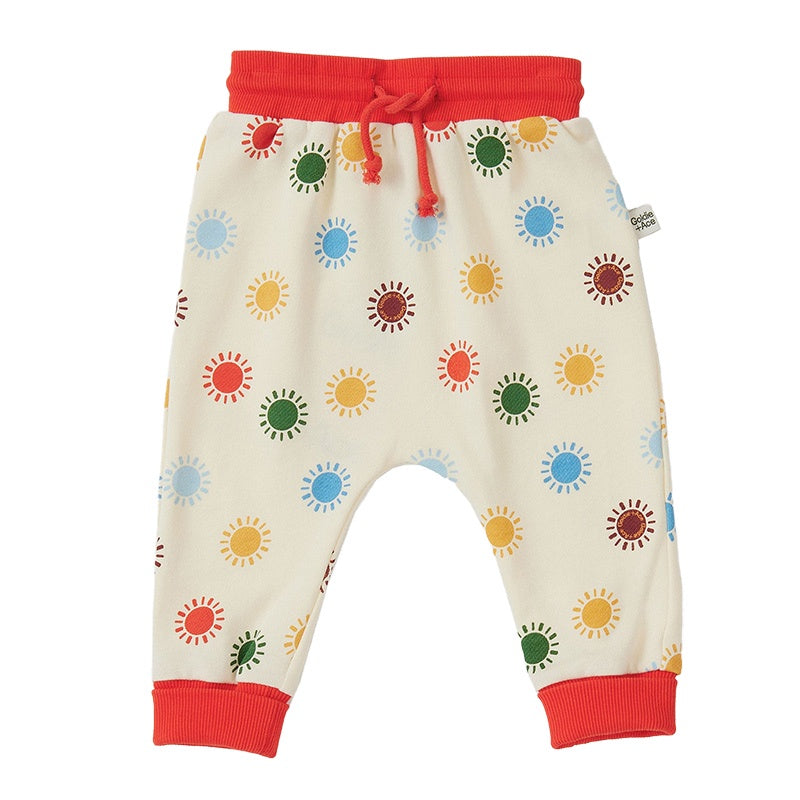 Goldie And Ace Terry Sweatpants - Sunny Days Cream